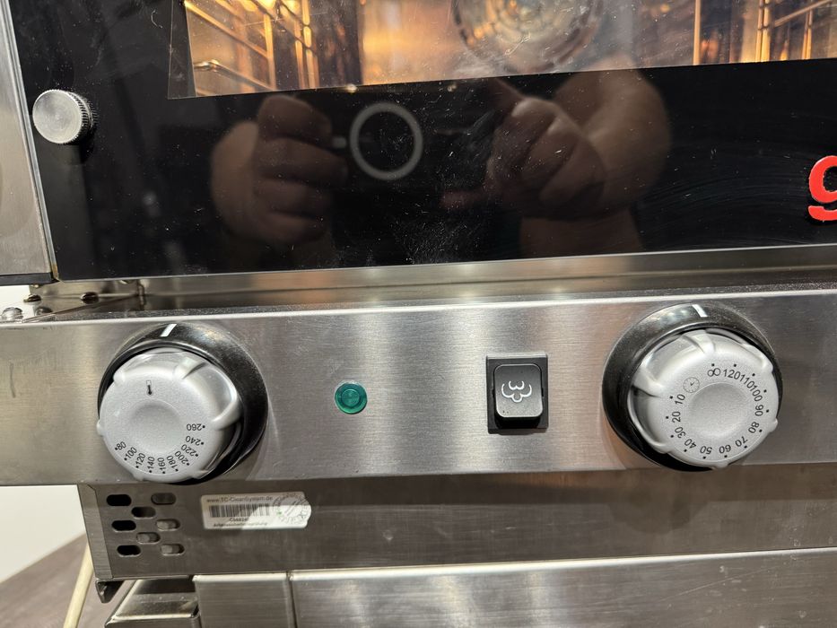 Конвекційна піч з парозволоженням, пороконвектомат ggmgastro