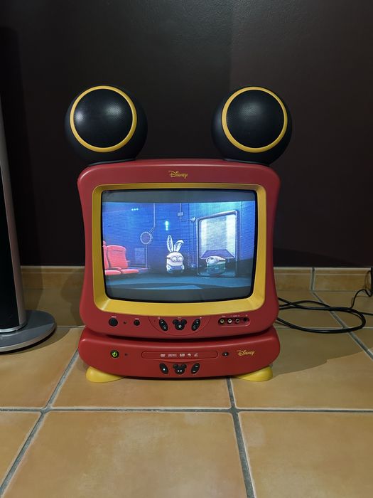 Televisão + DVD Mikey Mouse Vintage