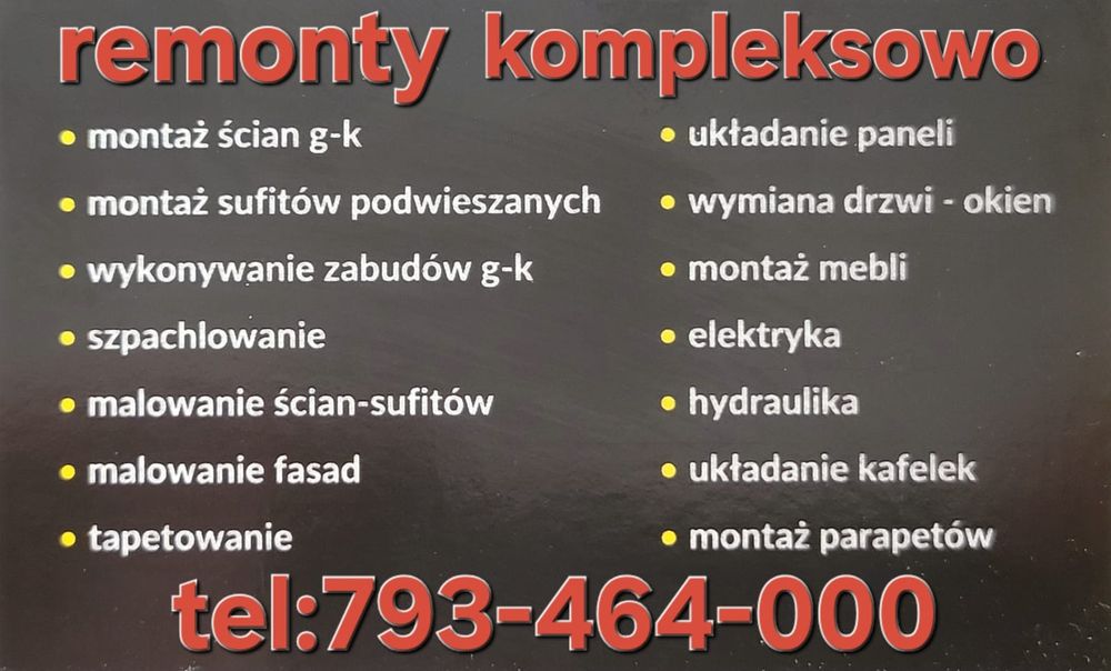 Kompleksowe remonty łazienek