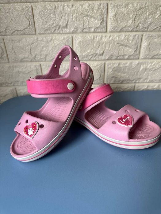 Crocs 33-34p j2 крокси шлепки сандалі босоніжки