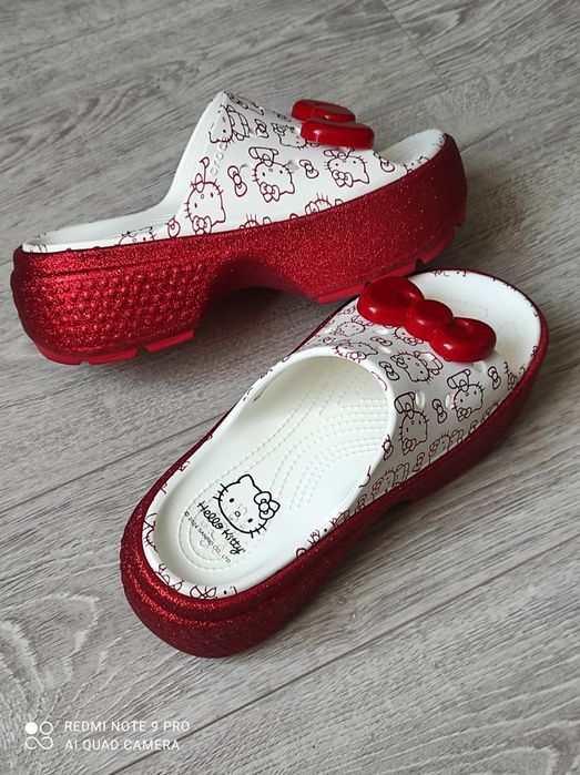 Кроксы, Crocs  Hello Kitty Stomp Slide.M5 W7.