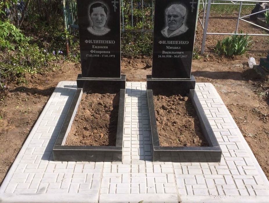 Памятники по доступной цене в наличии и под заказ, благоустройство