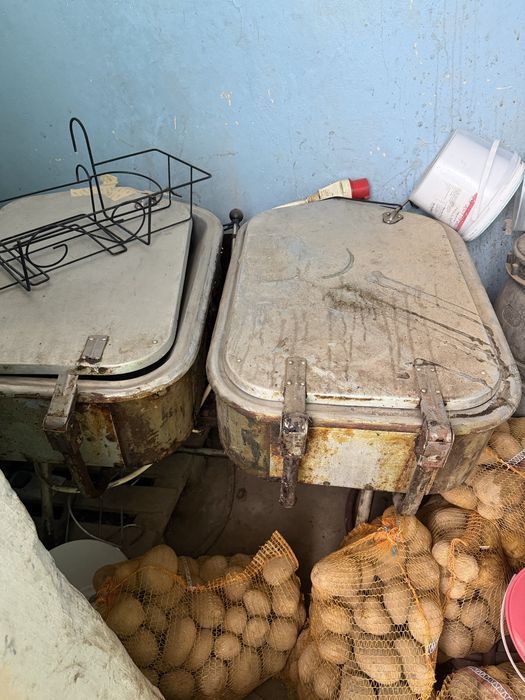 Patelnia uchylna dwukomorowa duża do gastronomii/elektryczna