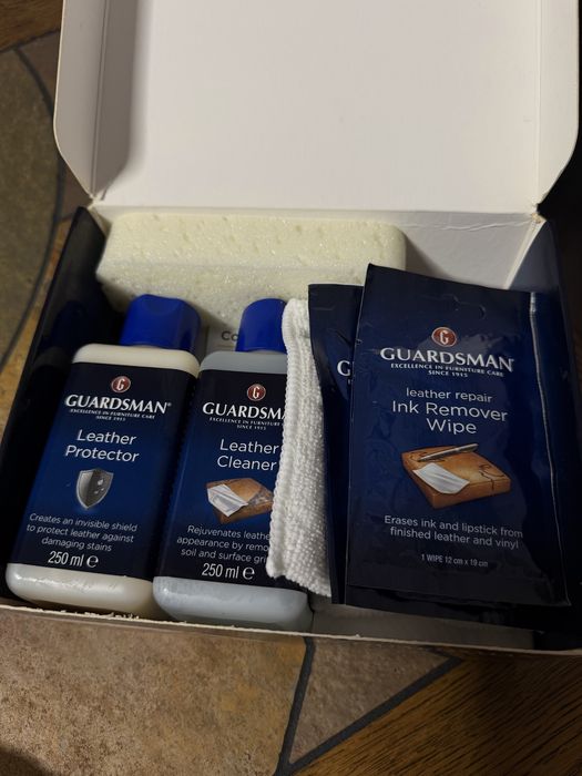 Набір для догляду за шкіряними меблями Guardsman