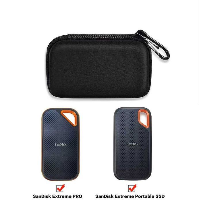 NOVO - Bolsa para disco externo SSD - SanDisk Extreme / Extreme PRO