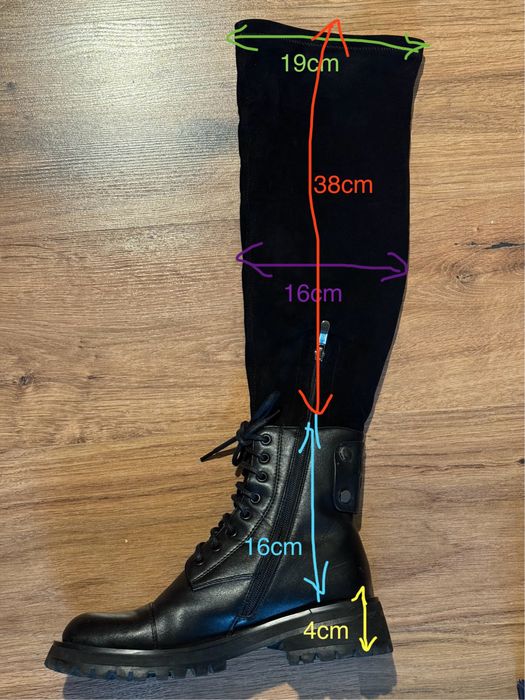 Cięższe botki, r. 40 – militarny styl, regulowane, idealne na wiosnę