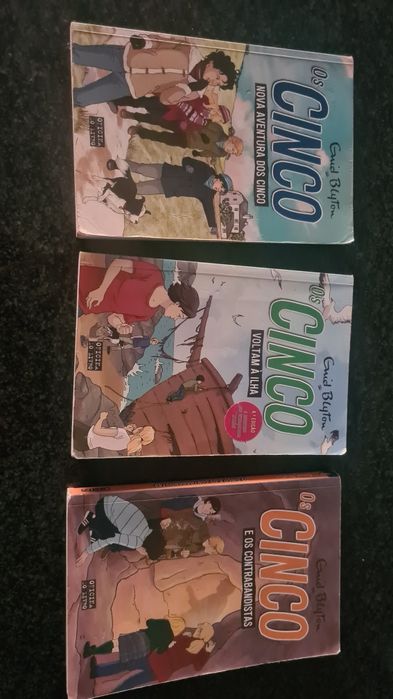 Livros aventura Os Cinco