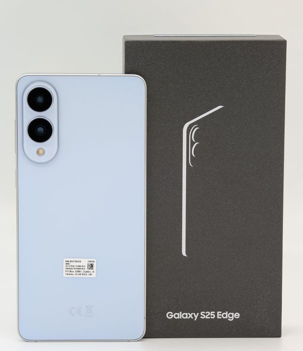 Samsung S25 Edge Titanium Icyblue 12/256 jak nowy - 51 cykli