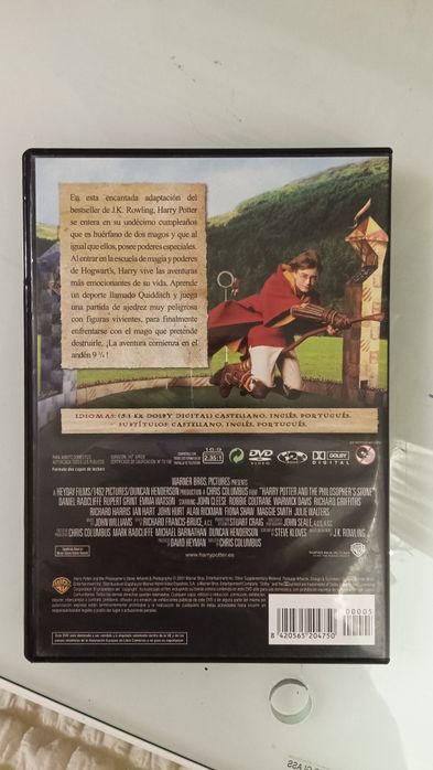DVD Harry Potter a pedra filosofal
