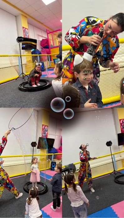 Аніматори, бульбашкове шоу, неонове шоу, день народження