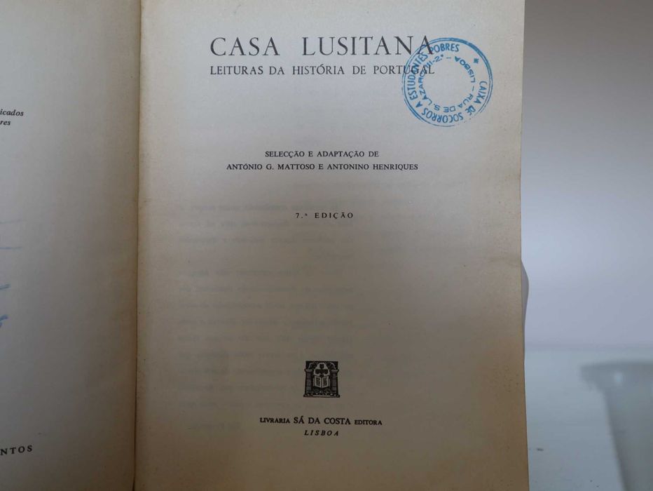 Casa lusitana: leituras da história de Portugal