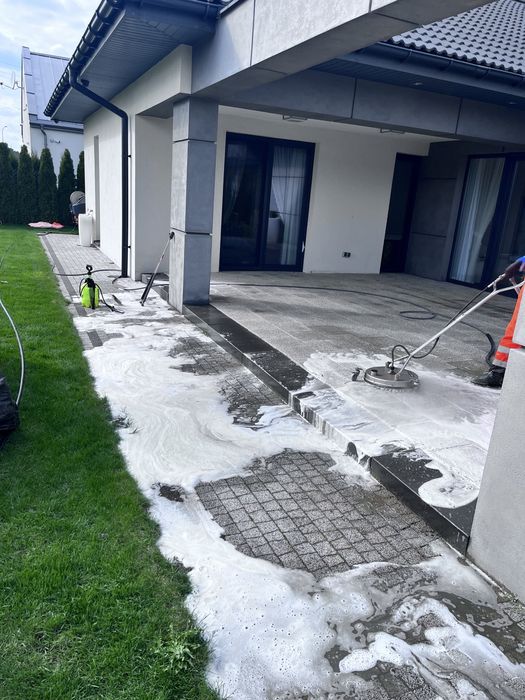 Profesjonalne Mycie Ciśnieniowe Kostka,Elwacja,Dach 100 °C