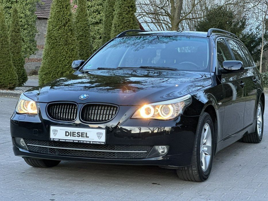 BMW Seria 5 LCI E61 520d LIFT 2.0d 177KM Automat Navi iDrive Pdc Led Zarejestrowan