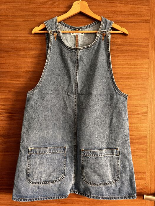 Ogrodniczka pull and bear M sukienka jeansowa