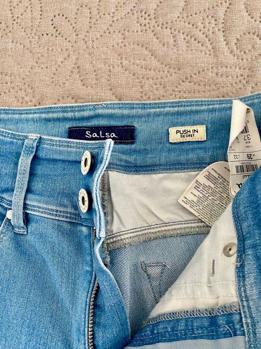 Calças jeans claras Salsa push in