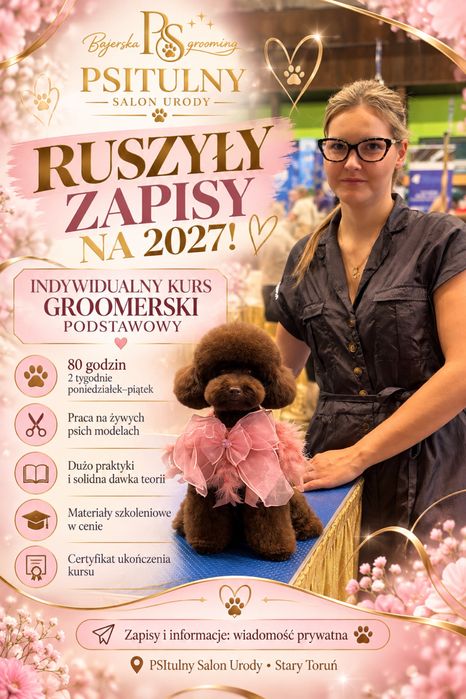 Kurs groomerski podstawowy