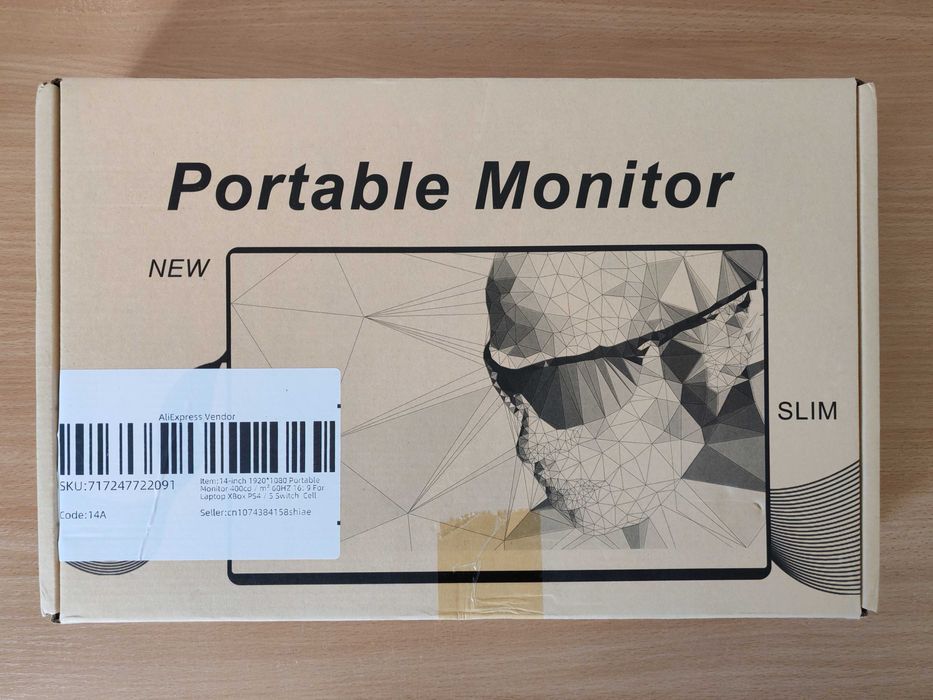 Monitor przenośny ZSUS 14A 14" 1920x1080