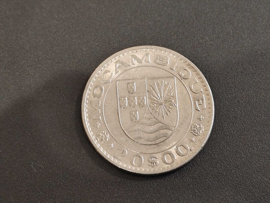 Moeda de 20 Escudos, Moçambique  1971