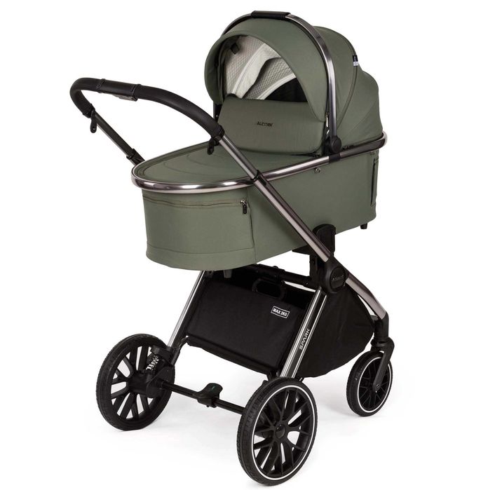 Adamex Spark Onyx 2w1 wózek uniwersalny z akcesoriami