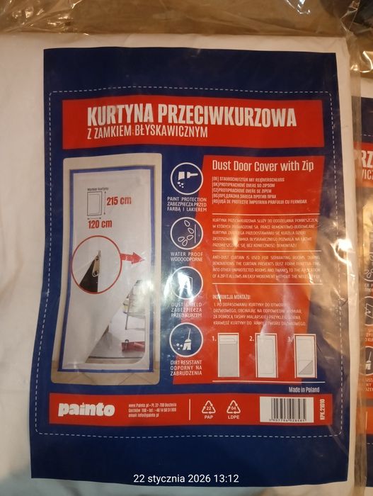 Kurtyna przeciwkurzowa