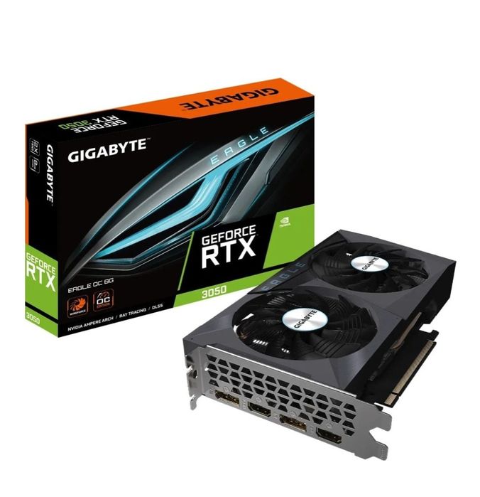 [Używane] Karta graficzna Gigabyte GeForce RTX 3050 Eagle OC 8GB GDDR6
