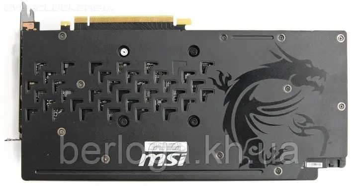 Відеокарта MSI GeForce GTX 1060 Gaming X 6Gb