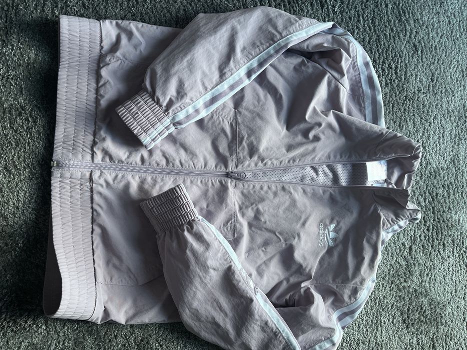 Kurtka wiatrowka dziewczeca adidas 152