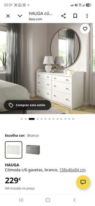 Cómoda IKEA HAUGA nova