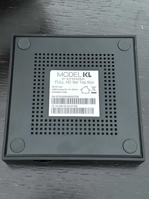 Box Model KL by Extremebox – Leitor Multimédia Linux H.265