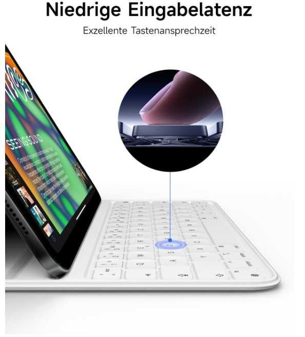 Etui z klawiaturą do iPad Pro 11" kolor biały HOU
