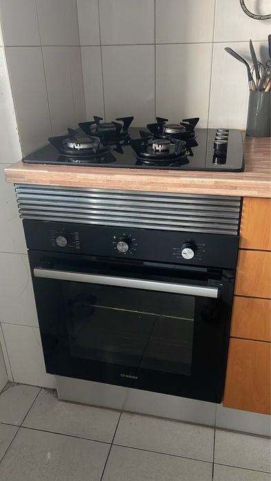 Vendo forno e placa ELECSAN- 1 ano de uso, sem marcas