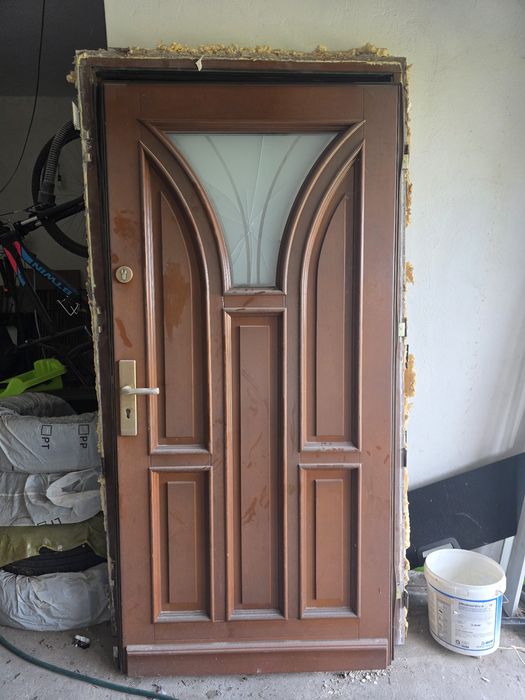 Drzwi dębowe zewnętrzne do regeneracji 100cm