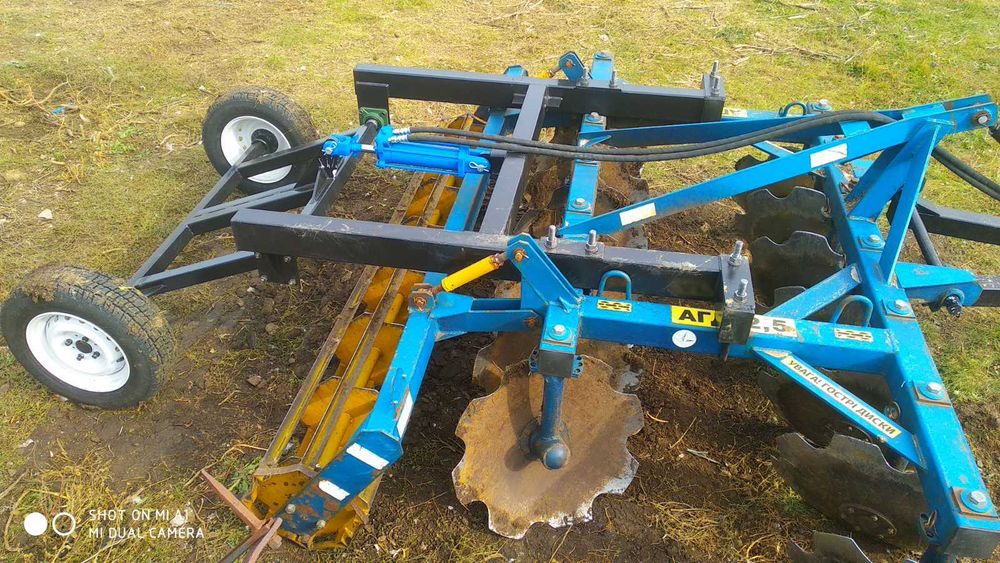 Причіпний пристрій до дискової борони АГД 2.5