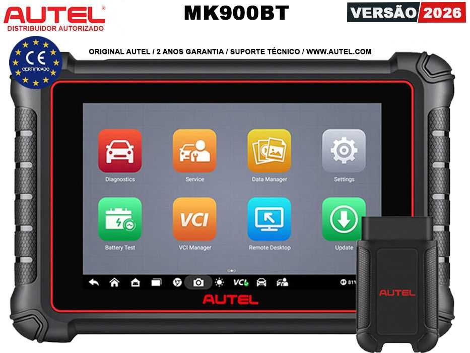 Autel MaxiCOM MK900BT Máq Diagnóstico OBD Profissional/Oficinas NOVO