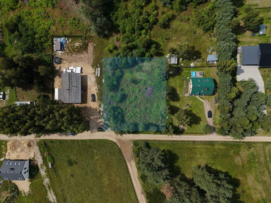 Działka budowlana 1232 m² | WZ | Spokojna okolica | Dąbrówka - Widok 2