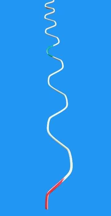 Зиг Заг пружина в полимере для крепления плёнки теплицы. Зіг Заг!