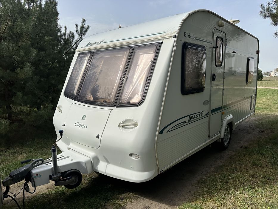 Kemping Elddis  5 osobowy super stan 2003 rok DMC 1180 kg przedsionek