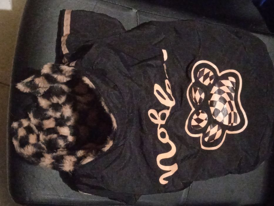 Casaco de cão com gorro + comedouro d oferta