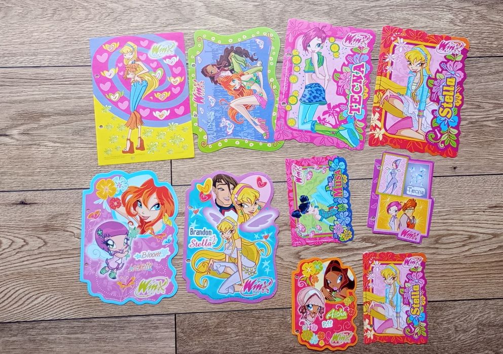 Naklejki winx derform karteczki winx