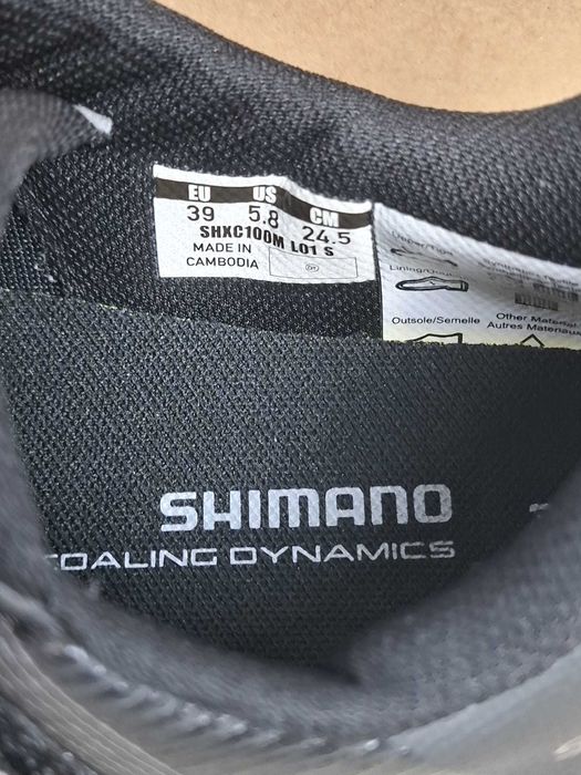Buty rowerowe  Shimano SH-XC100 czarne, roz. 39