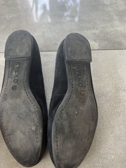 Czarne baleriny Ryłko