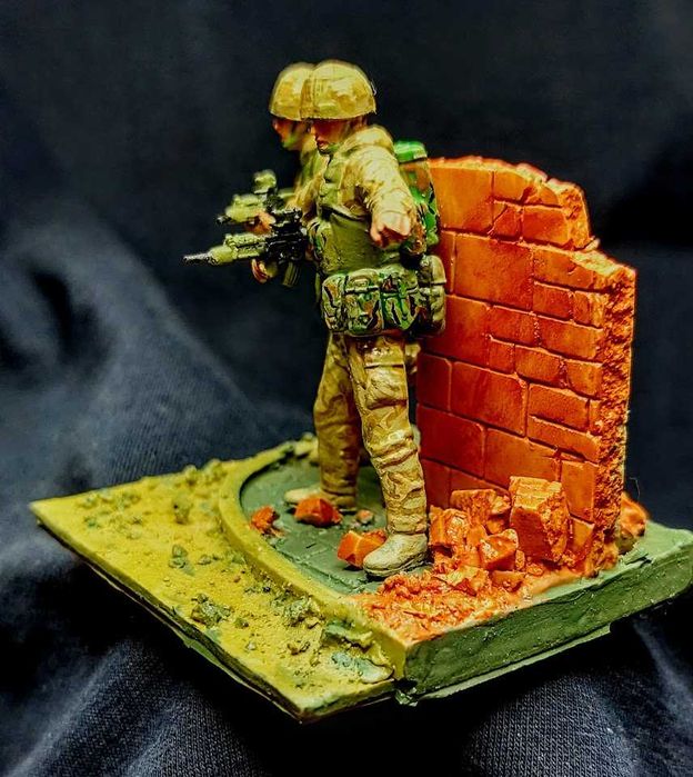 Мини-диорама "British Desert rats"