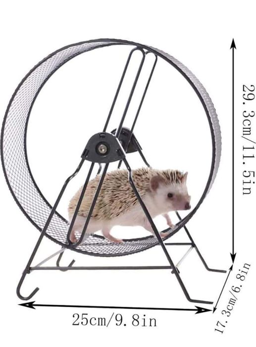 Колесо бігове безшумне  підшипник,  для білок, шиншил, їжачків. D25cm