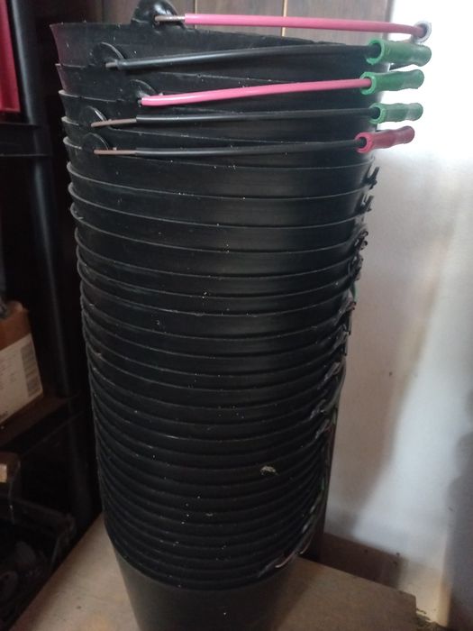Baldes de plástico