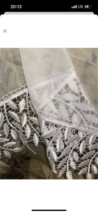 Арка тюль довжина 2,85 м, біла , нова, ціна 600 грн