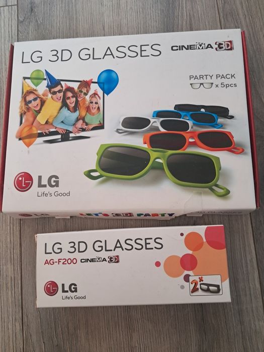Okulary LG 3D 7 sztuk