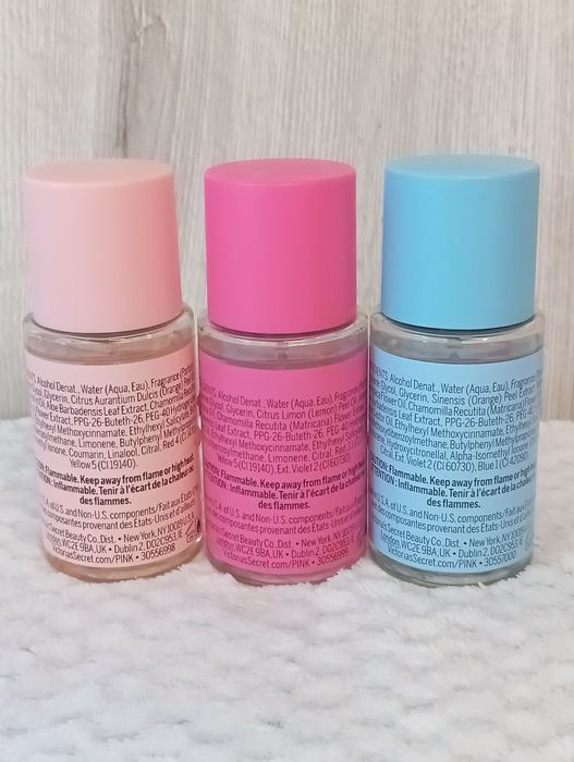 Zestaw mgiełek PINK