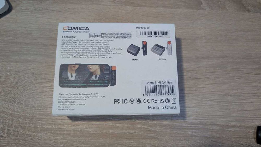 Мікрофони Comica Vimo S MI розпакований