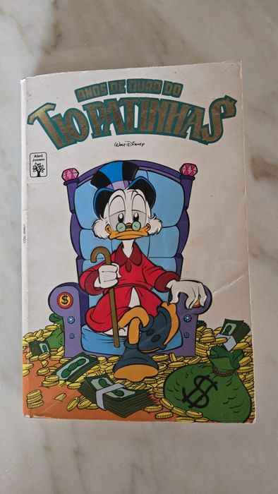 Livro tio patinhas "anos de ouro do tio patinhas"