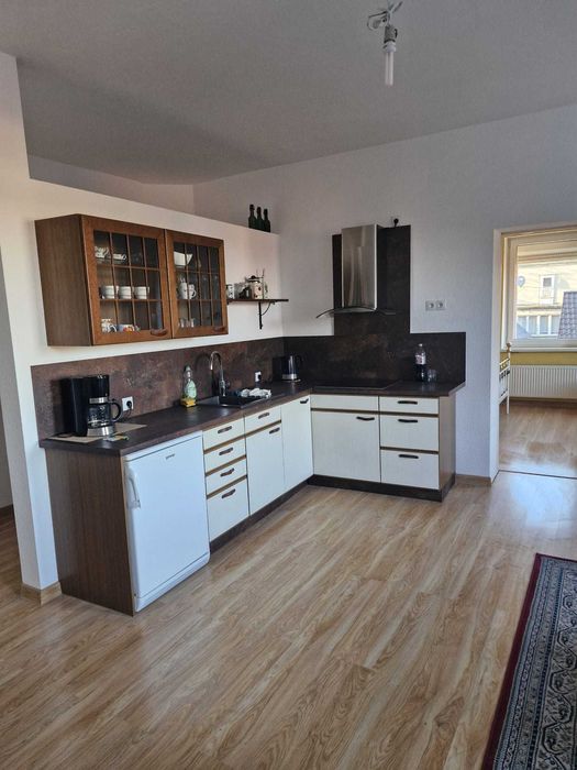 Mieszkanie 49 m² z garażem, piwnicą, strychem oraz wspólnym podwórzem – Kargowa